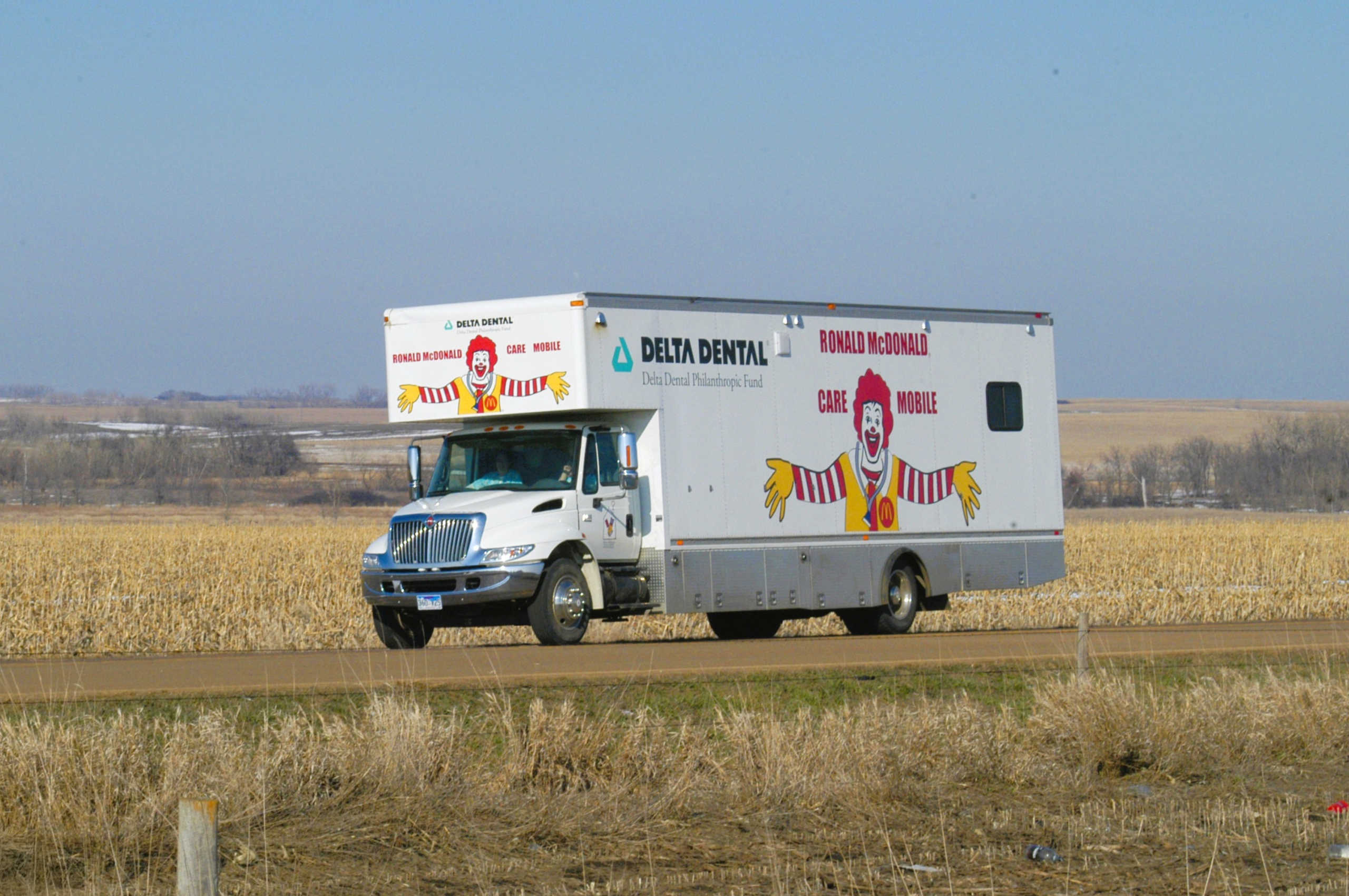 Ronald McDonald Care Mobile on the road