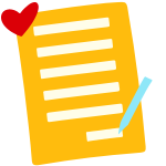 Icon representing signed document