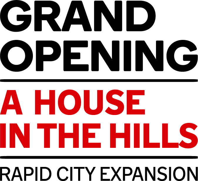 A House in the Hills grand opening logo